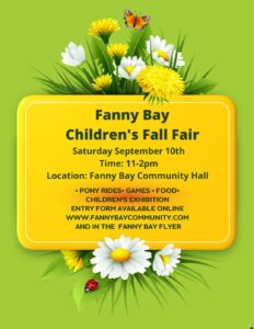 Fanny Bay Children's Fall Fair 2022