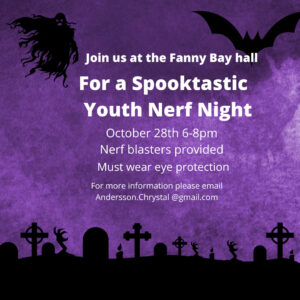 Spooktastic Nerf Night 2022 at Fanny Bay Community Centre