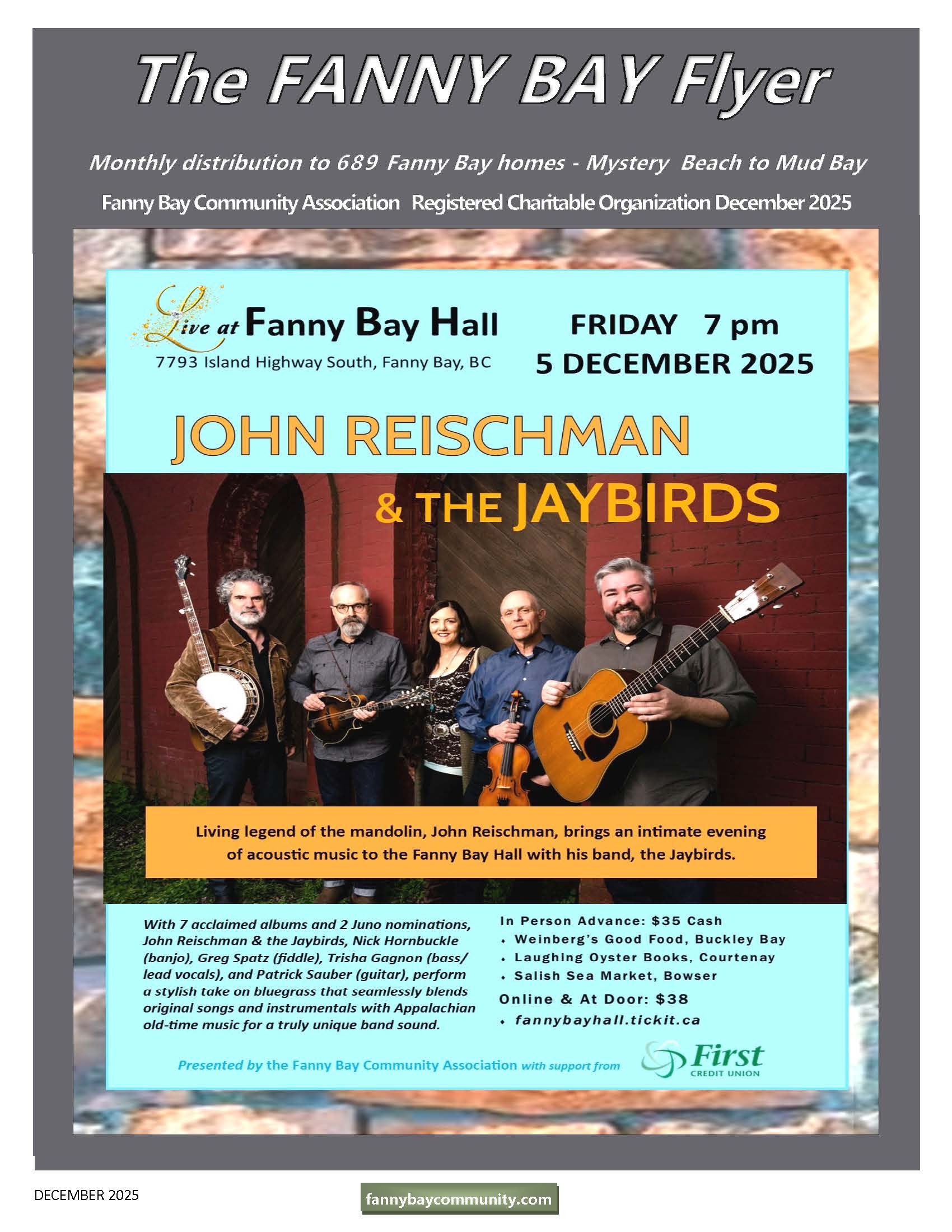 December FBCA Flyer 2025_cover Fanny Bay Flyer - December-January 2024-2025